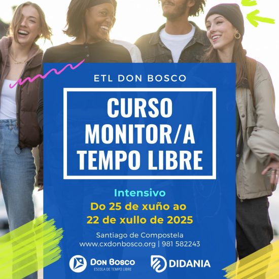 Curso de Monitor/a de Tiempo Libre 2025 (verano - Santiago de Compostela)