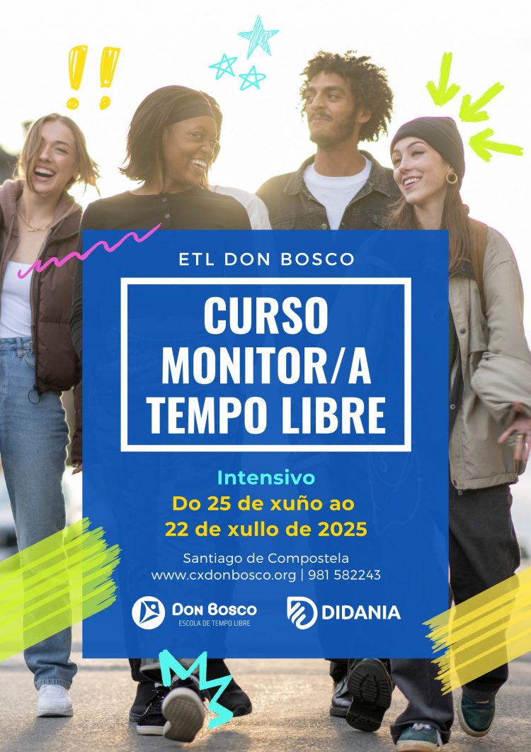 Curso de Monitor/a de Tiempo Libre 2025 (verano - Santiago de Compostela)